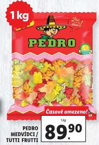 Pedro medvídci / tutti frutti, 1 kg