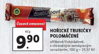 Lidl Hořické trubičky polomáčené, 42 g nabídka