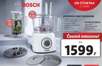 Lidl Kuchyňský robot mcm3200w nabídka