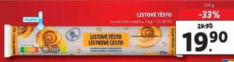 Lidl Listové těsto, 275 g nabídka