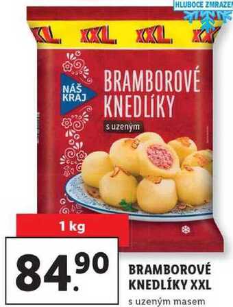 Lidl Bramborové knedlíky xxl, 1 kg nabídka