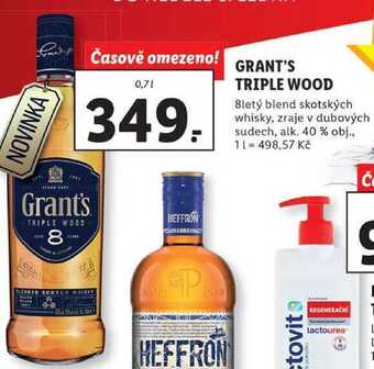 Lidl Grant's triple wood, 0,7 l nabídka