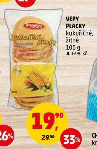 Penny Market Vepy placky, 100 g nabídka