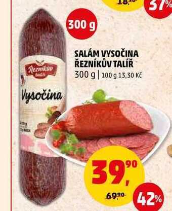 Penny Market Salám vysočina řezníkův talíř, 300 g nabídka