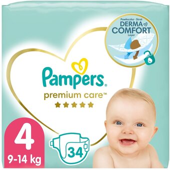 Rohlik.cz Pampers premium care jednorázové plenky 4 (9–14 kg) nabídka