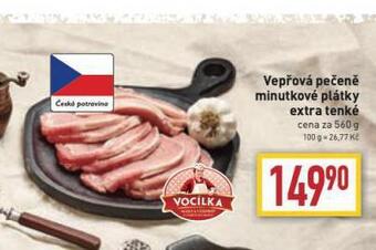 Billa Vepřová pečeně nabídka