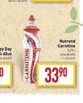 Billa Nutrend carnitine nabídka