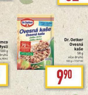 Billa Dr. oetker ovesná kaše nabídka
