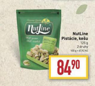 Billa Nutline kešu nabídka