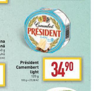 Billa Président camembert nabídka