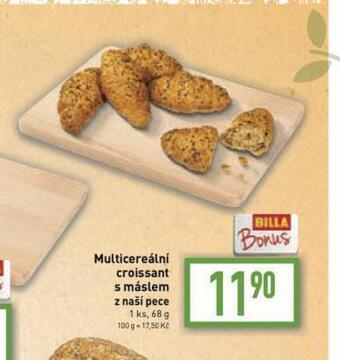 Billa Multicereální croissant nabídka