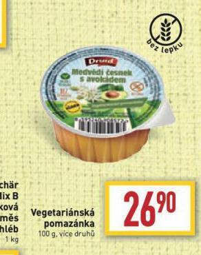Billa Vegetariánská pomazánka nabídka