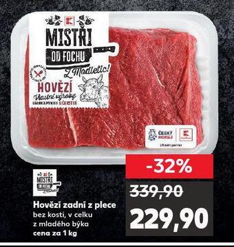 Kaufland Hovězí zadní z plece nabídka