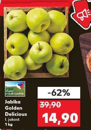 Kaufland Jablka golden delicious nabídka