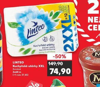 Kaufland Linteo kuchyňské utěrky xxl nabídka
