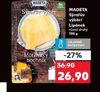 Kaufland Madeta sýrařův výběr / lipánek nabídka