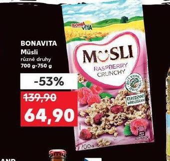 Kaufland Bonavita müsli nabídka