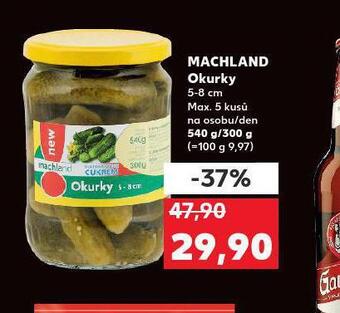 Kaufland Machland okurky nabídka