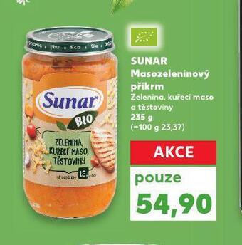 Kaufland Sunar masozeleninový příkrm nabídka