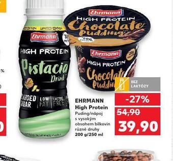 Kaufland Ehrmann high protein nabídka