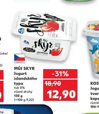 Kaufland Můj skyr jogrt islandského typu nabídka