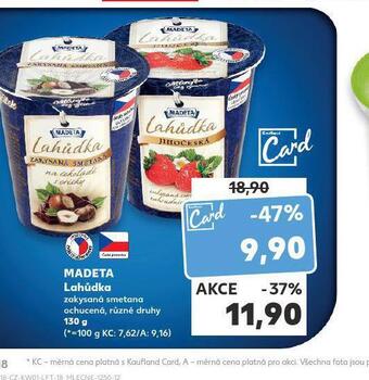 Kaufland Madeta lahůdka nabídka