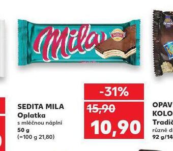 Kaufland Sedita mila oplatka nabídka
