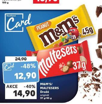 M&m´s maltesers dražé
