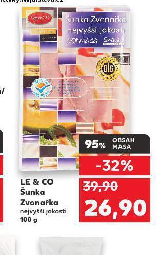 Kaufland Šunka zvonařka nabídka