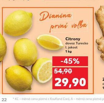 Kaufland Citrony nabídka