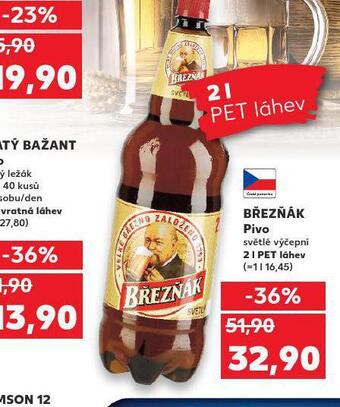 Kaufland Pivo březňák nabídka
