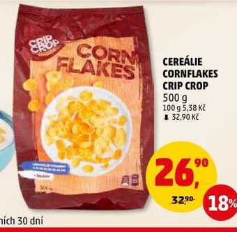 Penny Market Cereálie cornflakes crip crop, 500 g nabídka