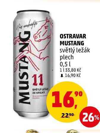 Penny Market Ostravar mustang, 0,5 l nabídka