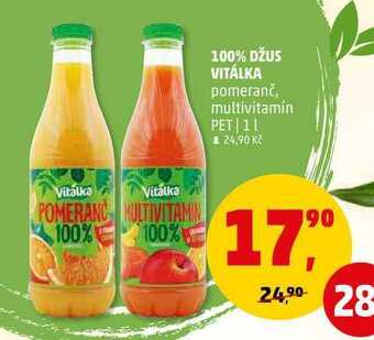Penny Market 100% džus vitálka, 1 l nabídka