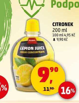 Penny Market Citronek, 200 ml nabídka
