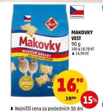 Penny Market Makovky vest, 90 g nabídka