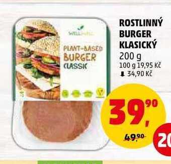 Penny Market Rostlinný burger klasický, 200 g nabídka