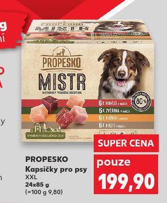 Kaufland Propesko kapsičky pro psy nabídka