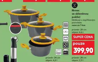 Kaufland Hrnec se skleněnou poklicí nabídka