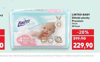 Kaufland Linteo baby dětské plenky premium nabídka