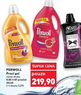 Kaufland Perwoll prací gel nabídka