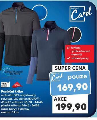 Kaufland Pánské funkční triko nabídka