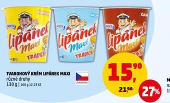 Penny Market Tvarohový krém lipánek maxi nabídka