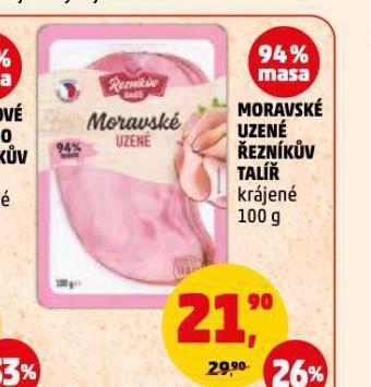 Penny Market Moravské uzené nabídka