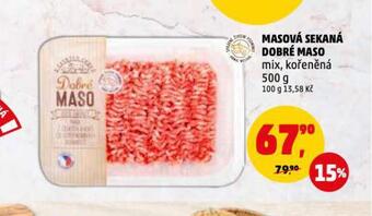 Penny Market Masová sekaná mix, kořeněná nabídka