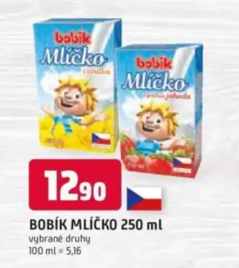 Trefa Bobík Mlíčko 250ml vybrané druhy nabídka
