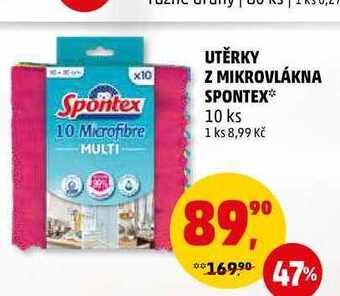 Penny Market Utěrky z mikrovlákna spontex, 10 ks nabídka