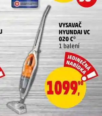 Vysavač hyundai vc 020 c, 1 balení