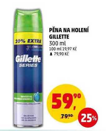 Penny Market Pěna na holení gillette, 300 ml nabídka