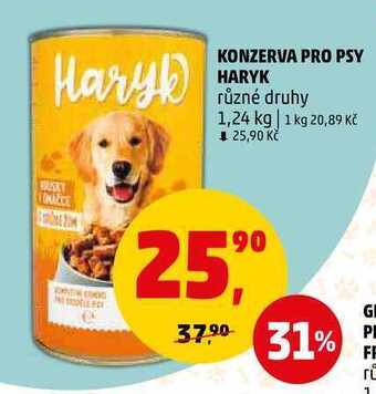 Penny Market Konzerva pro psy haryk, 1,24 kg nabídka
